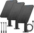 4W Solar Panel Charging Compatible with Blink 3rd Gen/XT/XT2/4th Gen Camerawith 13.1ft Waterproof Charging Cable IP65 WeatherproofIncludes Secure Wall Mount(3-Pack)