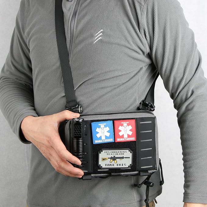 Tactical Shoulder Bag Multifunctional Molle Outdoor Crossbody Bag EDC Tool Organizer Casual Sports Gym Bag