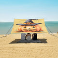 ALAZA Halloween Pumpkin Beach Tent Sun Shelter Portable Canopy Sunshade for Outdoor Camping Picnics Backyard Fun 10x9 ft