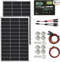 ExpertPower Solar Panel Kit | 200-watt 12-Volt Mono Solar Panel + MPPT 30A 12V/24V Solar Charge Controller for RV Marine Cabin Off-Grid DIY Solar Projects and More