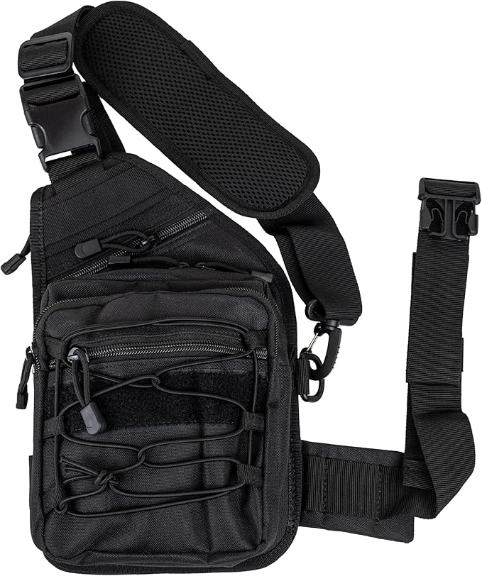 Scrounger's Outdoors Tactical Sling Bag Backpack &amp Outdoor Pistol Carrying Bag &amp Tactical Military Backpack with Gun Holster Waterproof for Shooting Hunting