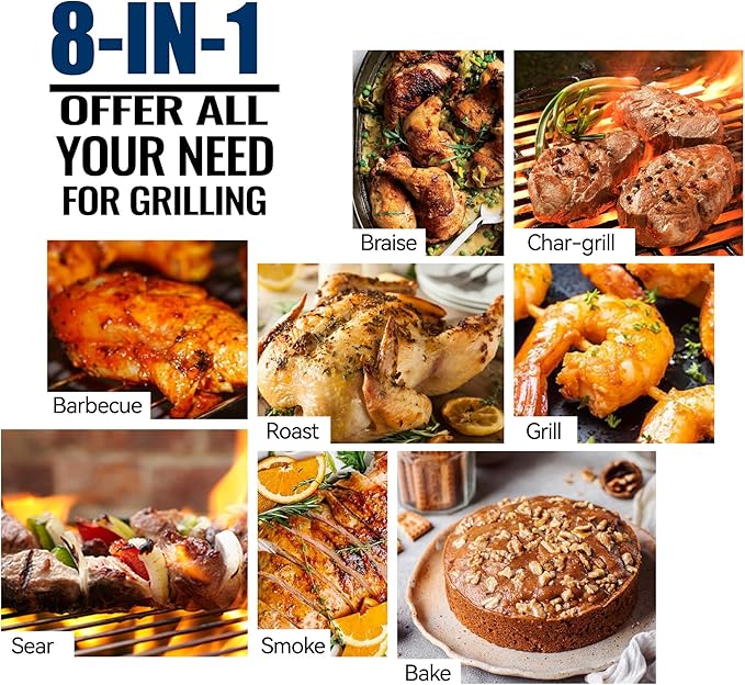 Z GRILLS Pellet Smoker Grill with PID Control Rain Cover 700 sq. in Cooking Area for Outdoor BBQ ZPG-7002B