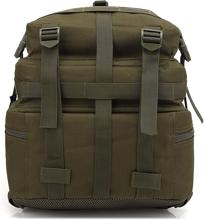 Jungle Leopard 50L Nylon Waterproof Trekking Fishing Hunting Bag Backpack Outdoor Military Rucksacks Tactical Sports Camping Hiking (Color : TBP001Army Green)