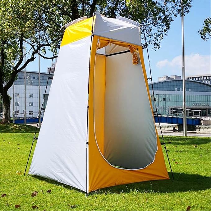 Pop Up Pod Changing Room Privacy Shower Tent Dressing Room Tent Waterproof Windproof Outdoor Portable Toilet Stall with Carry Bag Camping Privacy Shelters for Outdoor Activities Beach Hiking