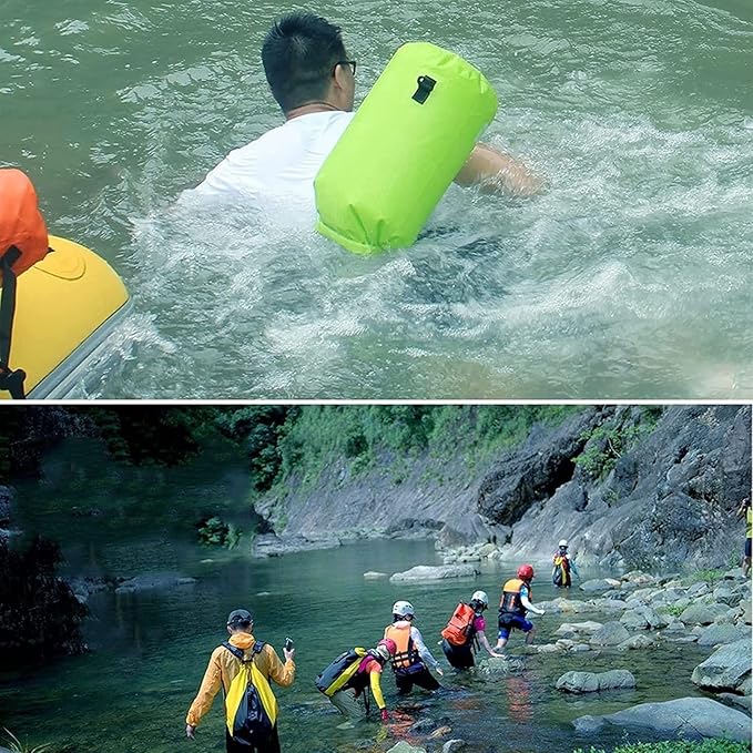 Outdoors Waterproof Dry Bag 30L Floating Waterproof Bag with Nylon Buckle Roll-top Drying Bag (Color : Blue)