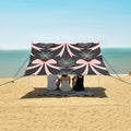 ALAZA Web Bow Pattern Beach Tent Sun Shelter Portable Canopy Sunshade for Outdoor Camping Picnics Backyard Fun 10x9 ft