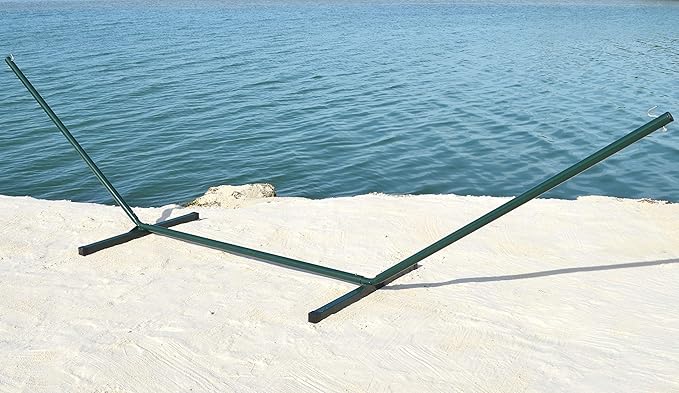 Metal Tri Beam Hammock Stand - 13ft (Green)
