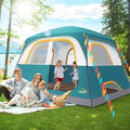 COBIZI 4-6-8-10 Person Camping Tent Spacious Family Tents for Camping Ideal Hiking 3500mm Waterproof Double-Layer Windproof Tent for Hiking &amp Backpacking
