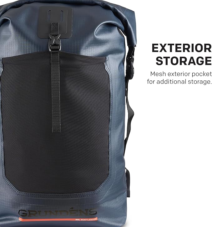 Grundéns Bootlegger Roll Top Backpack Waterproof 30L Dark Navy