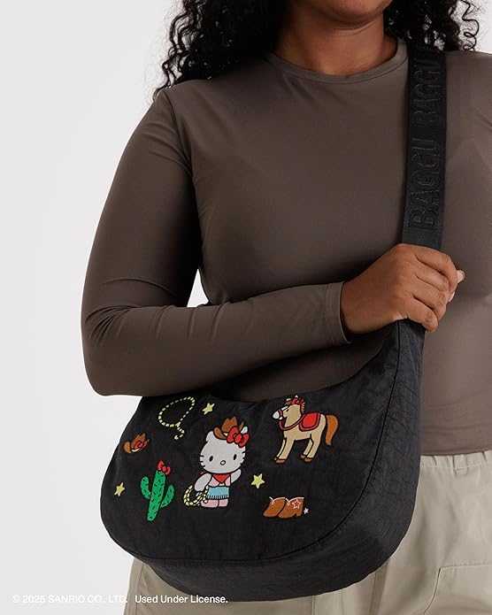 BAGGU Medium Nylon Crescent Bag