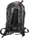 Toyvian Outdoor Tactical Backpack 3p Shoulder Backpack Large Capacity Mountaineering Bag with Snake Pattern Black for Camping Hiking Outdoor Sports
