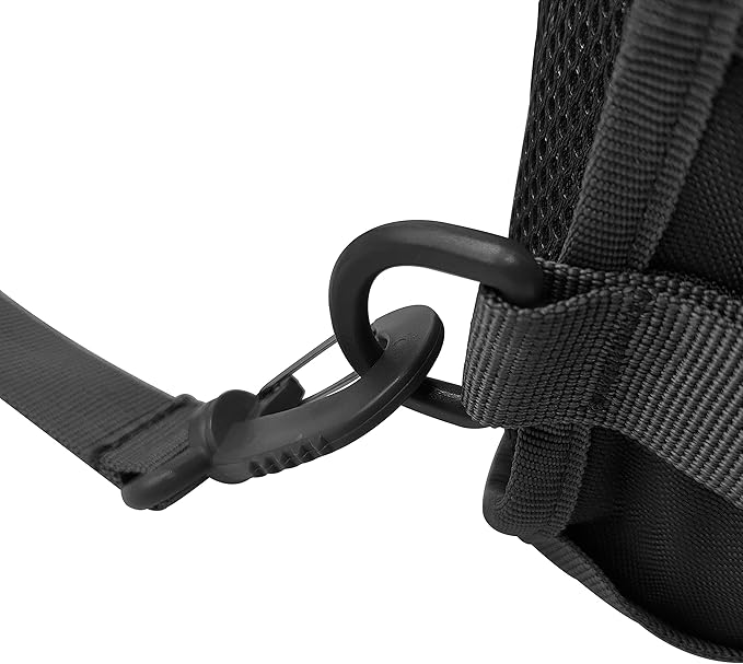 Silfrae Tactical Sling Bag Military Single Shoulder Backpack Chest Bag Range Bags (Black)