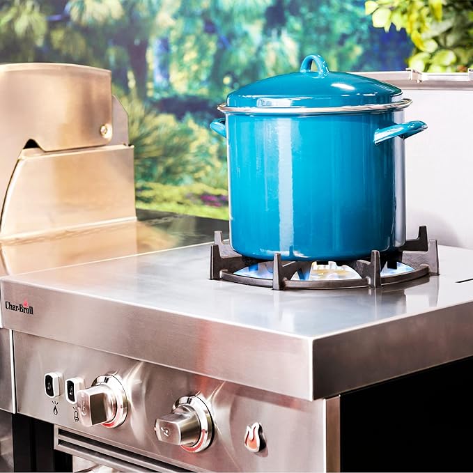 Char-Broil Medallion Series Modular Outdoor Kitchen Dual Fuel Convective 2-Burner Propane Gas Stainless Steel Stove Top - 463246218