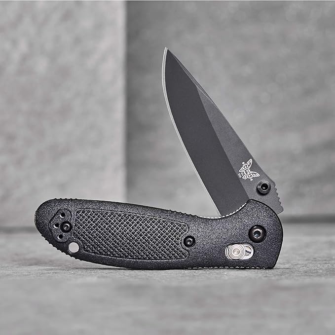 Benchmade Mini Griptilian Knife Drop-Point Blade Made EDC Manual Finish 556 Handle