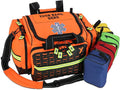 Lightning X Personalized EMT Trauma Bag – Large ALS Medical Bag with 6 Color-Coded Pouches MOLLE Panel Waterproof Bottom Reflective EMS Gear Custom Embroidered Name or Logo | LXMB35