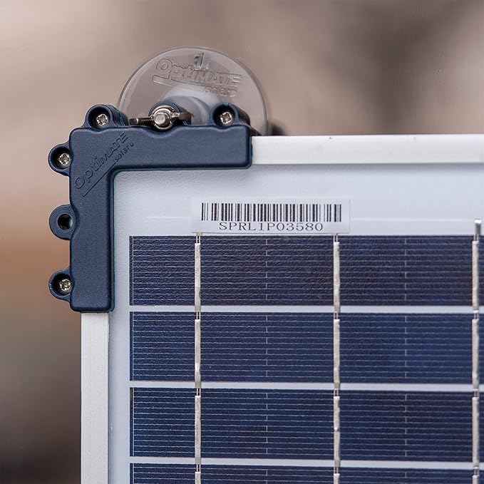 Optimate Solar Duo 10W Travel kit TM522-D1TK 6-Step 12V / 12.8V 0.8A Weatherproof Solar Battery Saving Charger &amp maintainer