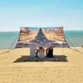 ALAZA Christmas Tree Beach Tent Sun Shelter Portable Canopy Sunshade for Outdoor Camping Picnics Backyard Fun 10x9 ft