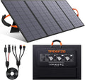 400W Portable Solar Panel for Power Station 36V ETFE Foldable Solar Panel Charger25% High EfficiencyMC4 Output IP68 Waterproof for Outdoor Camping RV