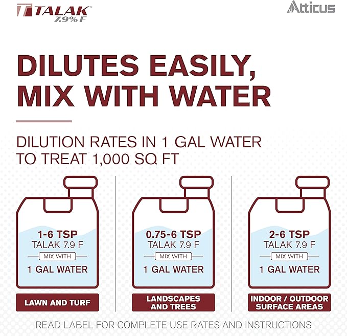 Atticus Talak 7.9% F Bifenthrin Insecticide Concentrate (96 oz) with Nixlo IGR Concentrate (140 ML)