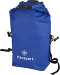 Stansport Waterproof Dry Gear Backpack 30 L (7.93 Gallon) Blue 470