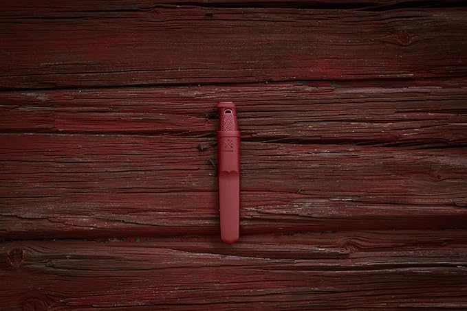 Morakniv Kansbol Sandvik Stainless Steel Fixed-Blade Survival Knife With Sheath Dala Red™ 4.3 Inch