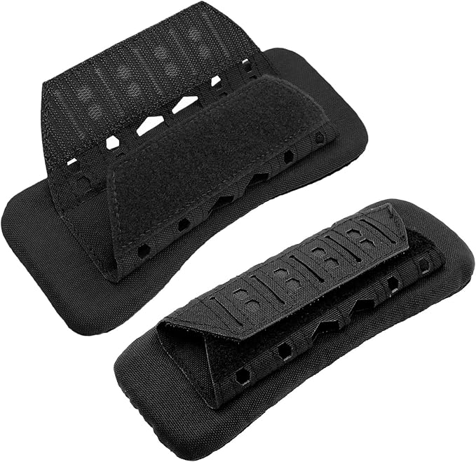 2-Piece Shock Absorbing Shoulder Pads for Vests &amp Backpacks 2-Inch Mesh Padding Tactical Load Distribution for Hikers and Military Gear