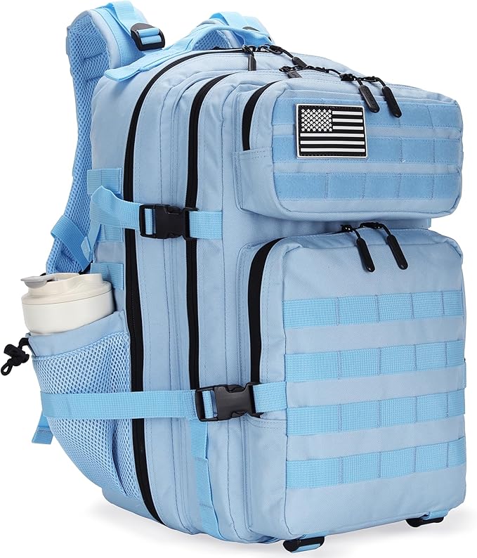 Military 45L Tactical Assault Backpack 3 day assault pack with Molle Waterproof backpack Rucksack for Tactical Backpacks