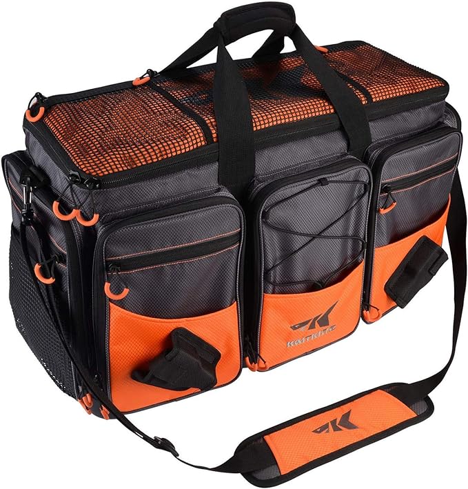 KastKing Fishing Gear &amp Tackle Bags - Saltwater Resistant Fishing Bags - Fishing Tackle Storage Bags
