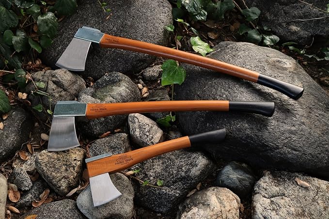 1844 Helko Werk Germany Vario Heavy Universal Axe - German Made Heavy Duty Large Felling and Cutting Axe - Head 5.5 lbs Handle 36 in. (Heavy Universal) #10055