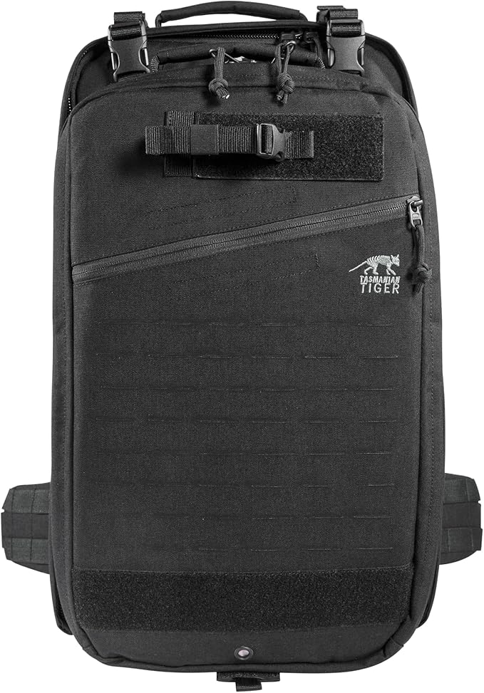 Tasmanian Tiger First Responder Move On Mk II Tactical Medic Bag Removable Pack MOLLE System YKK Zippers 40L Black