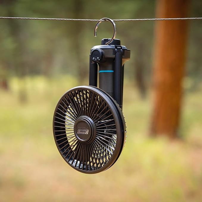 Coleman OneSource Rechargeable Outdoor Camping Gear: Camp Shower Cordless Vacuum Fan Speaker &amp Air Pump Options with Included Rechargeable Battery