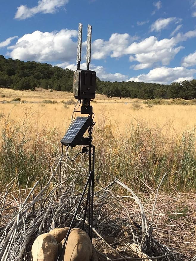 Bigfoot Solar Charger Kit with Mount- 1500mAH / 7.4- DC-12V- Trail Camera Solar Panel - for 3G or 4G Game Cameras and Other Outdoor Equipment