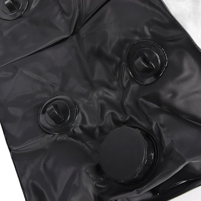 Solar Shower Bag 40L Portable Camping with Thickened PVC Removable Hose - Solar Heated High Capacity Ideal for Outdoor Hiking and Beach