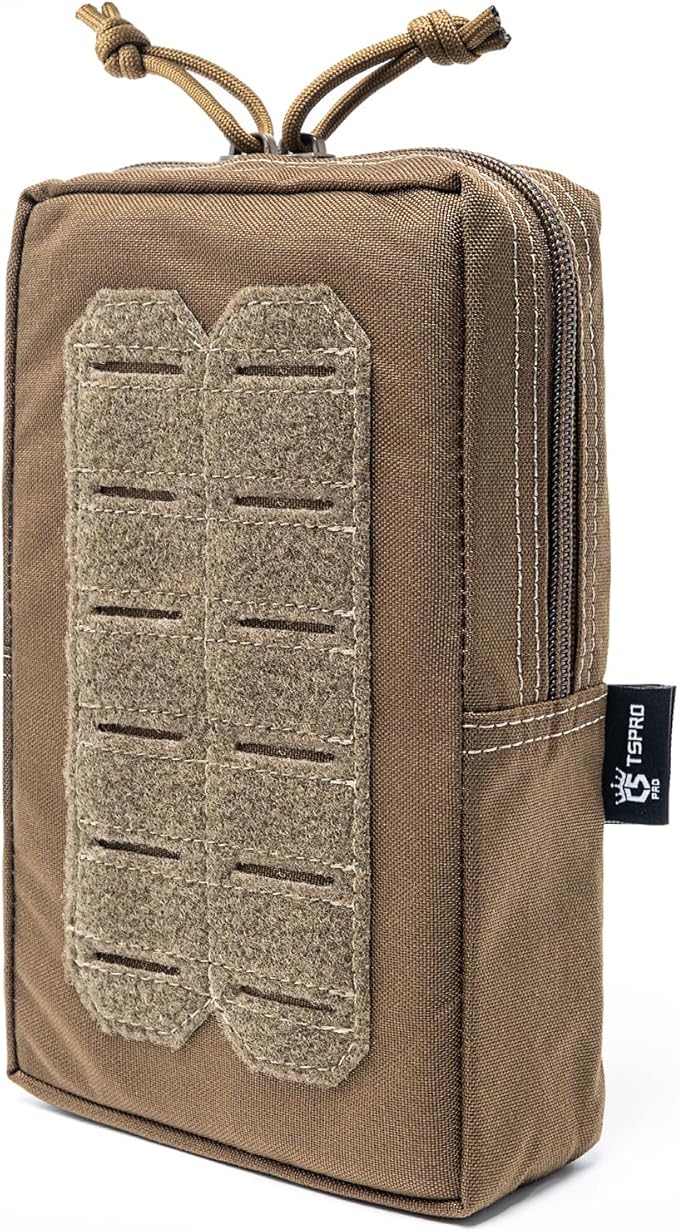 TSPRO Tactical Admin Pouch - Military EDC Utility Organizer for MOLLE Gear Tool &amp Accessories