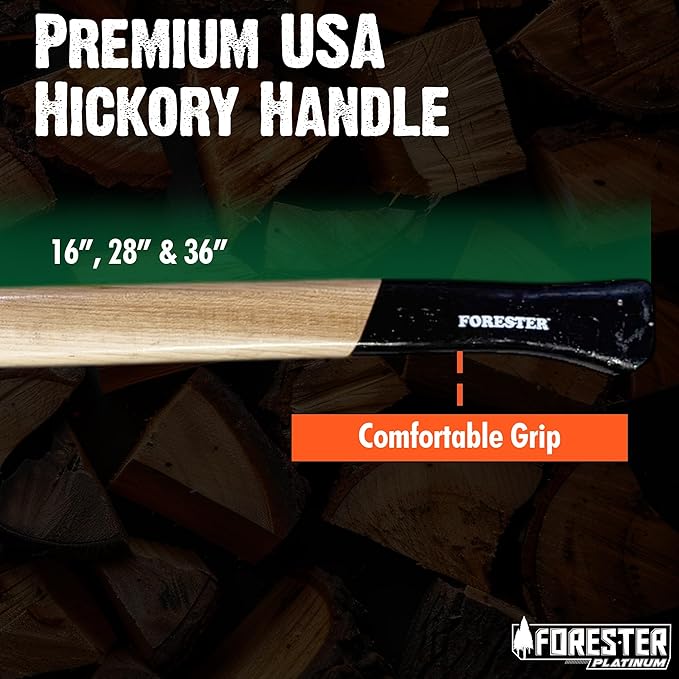 FORESTER Pickaroon Logging Tool | USA Hickory Handle | Hookaroon Logging Tool | Log Roller Tool &amp Forestry Tools for Dragging and Stacking Logs