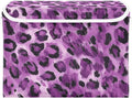 Collapsible Storage Bins with Lids Decorative Fabric Storage Cubes Closet Organizer and Storage Basket Boxes Containers for Clothes Box Chest Nursery Folding Rectangle Purple Leopard Print
