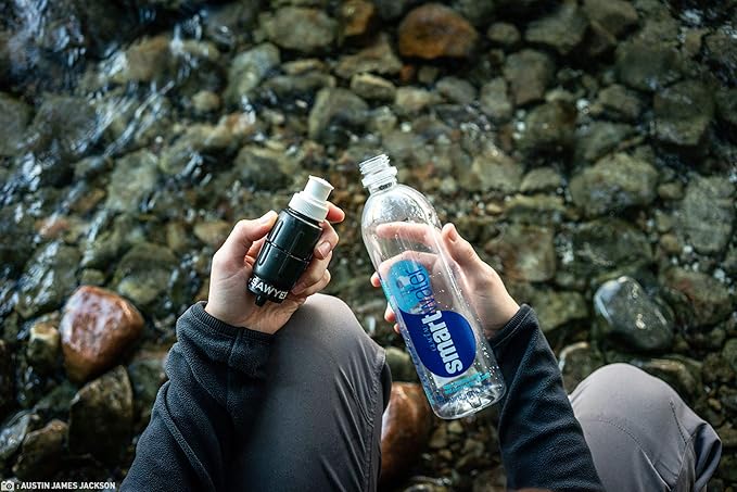 Sawyer Products SP2129 Micro Squeeze Water Filtration System 1 Pack Black/Blue