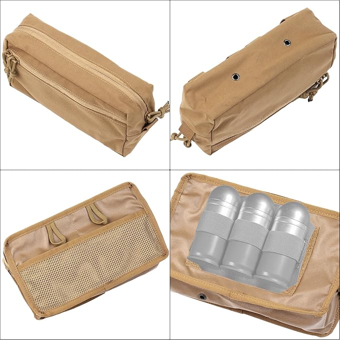 Small Tool Pouch Zipper Bag Molle Pouch General Purpose (GP) Pouch Pouch Organizer Multipurpose Storage Pouch