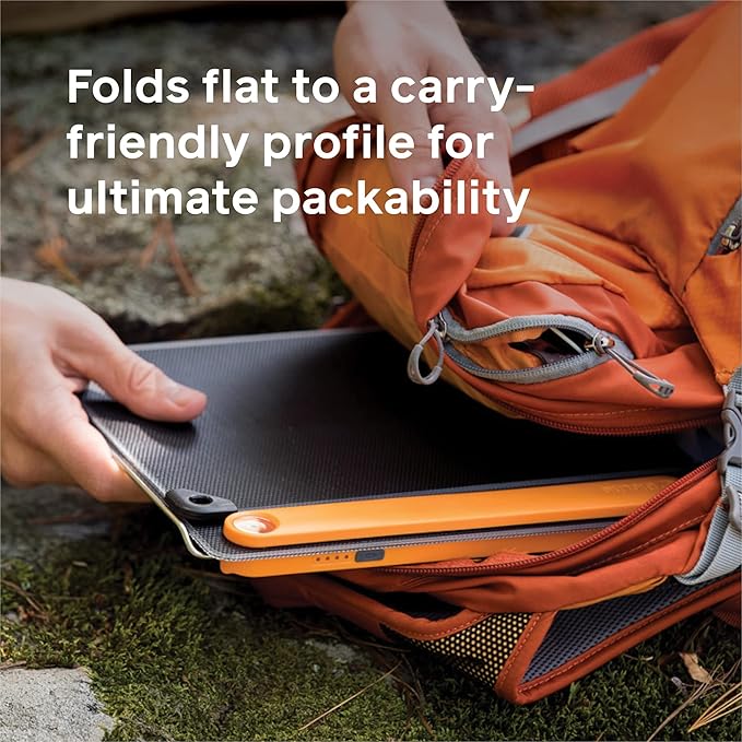 BioLite SolarPanel 10+ Foldable 10 Watt Solar Panel with 3200 mAh Battery