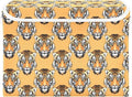 MNSRUU Containers Baskets with Lids Tiger Faces Foldable Storage Bins Organizer with Lid Collapsible Storage Boxes for Home Bedroom Closet Office