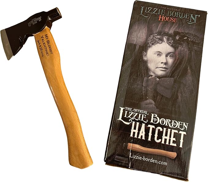 Official Lizzie Borden House Hatchet Collectors Item | Halloween Collectible | Gothic Home Decor | Spooky Souvenirs