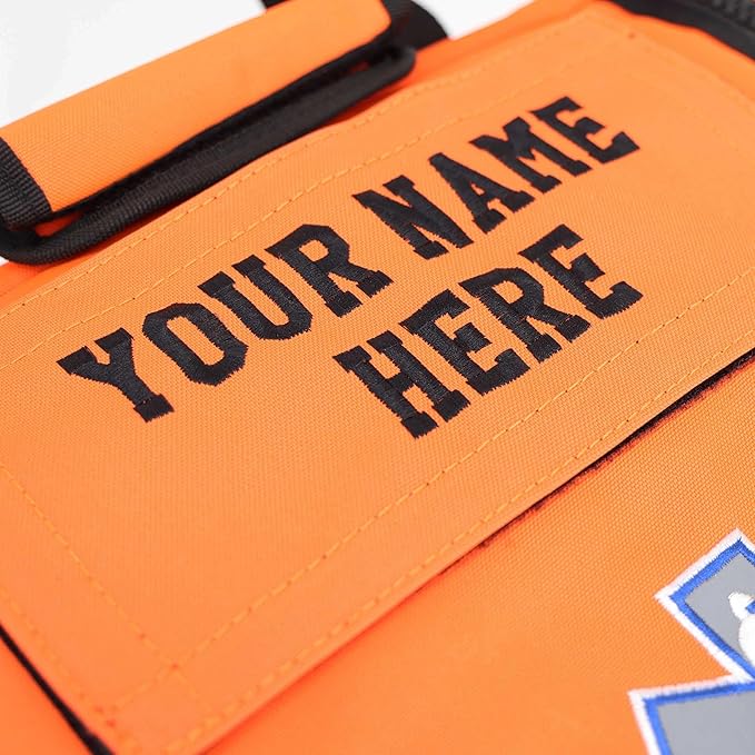 Lightning X Personalized EMT Trauma Bag – Large ALS Medical Bag with 6 Color-Coded Pouches MOLLE Panel Waterproof Bottom Reflective EMS Gear Custom Embroidered Name or Logo | LXMB35