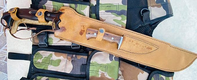 EGKH-18 Predator EUK Knife Survival Machete Hand Forged Blade Khukuri - Full Tang Knives Made in Nepal