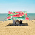ALAZA Stylized Watermelons Beach Tent Sun Shelter Portable Canopy Sunshade for Outdoor Camping Picnics Backyard Fun 10x9 ft