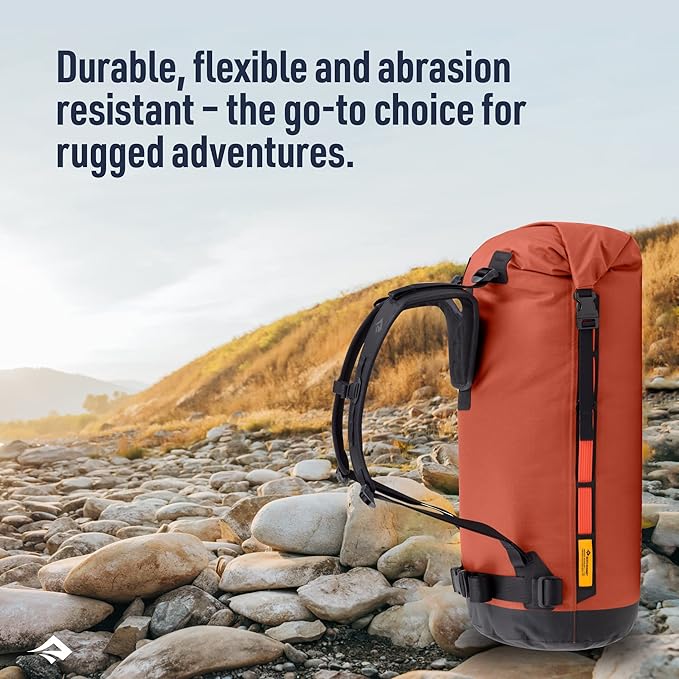 Sea to Summit Big River Dry Backpack with Adjustable Harness 50 Liter Jet Black