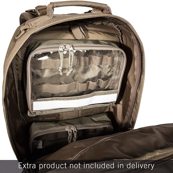 Tasmanian Tiger Mission Pack Mk II 37L Combat Backpack with Laser Cut MOLLE System YKK RC Zippers Black