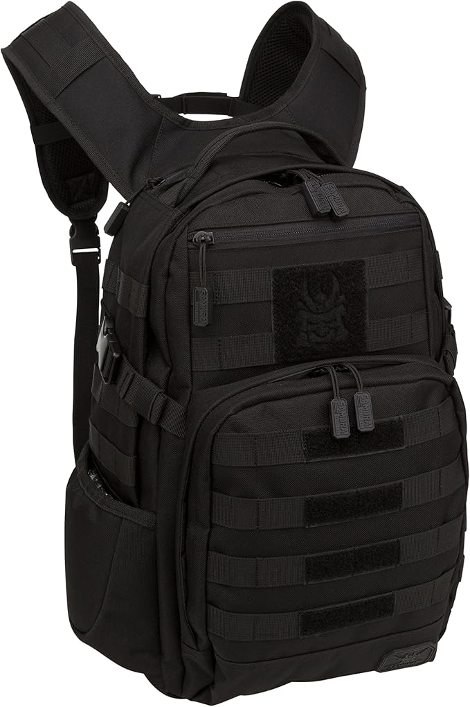 SAMURAI TACTICAL Wakizashi Tactical Backpack (Black) One Size (ZPB001EC-008)