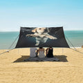ALAZA Funny Puppy Underwater Beach Tent Sun Shelter Portable Canopy Sunshade for Outdoor Camping Picnics Backyard Fun 10x9 ft