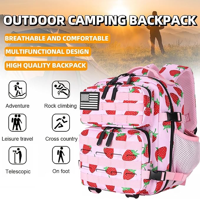 9L Mini Tactical Backpack for Men and Women Tactical Backpack Small for Hiking Small Tactical Bag Fitness Pack