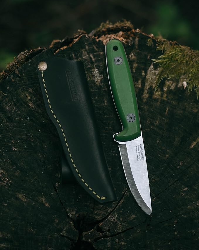 BPSKNIVES Season Series Spring - Kids First Knife - Bushcraft Knives for Boys - Whittling Knives for Kids - Safe Kid Knife with Sheath &amp Rounded Tip - Camping Knife - Gift for Boys